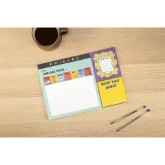 Friends TV Sitcom Themed Desk Planner | Weekly Calendar | 52 Pages