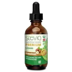 Stevia Sweet & Natural Hazelnut by Stevia International  -  1 oz Liquid