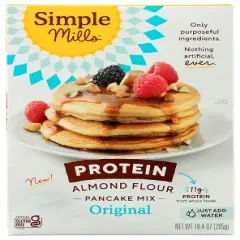 Simple Mills Original Protein Almond Flour Pancake Mix- Case of 6/10.4 oz