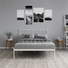 RealRooms Ares Adjustable Height Metal Bed