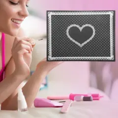 Unique Bargains Lightweight Nail Art Stamping Mat 1 Pc