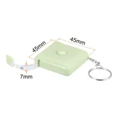 Unique Bargains Soft Retractable Dual Sided Tape Rulers and Measuring Tools 1.5m/60inch 2 Pcs