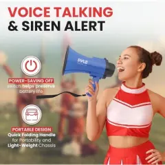 Pyle PMP32GR Portable Megaphone Speaker - 30W, Handheld