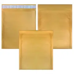 UOFFICE Pack of 1000 Bulk Kraft Bubble Mailers 7.25" x 12" - #1 Self-Seal Padded Envelopes