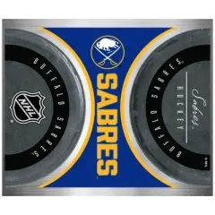 NHL Buffalo Sabres Jr. Thirst Game Puck Water Bottle - 24oz