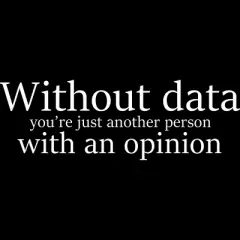 Men's Design By Humans Without Data You're Just A Person With a Opinion By ZeusSE Tank Top