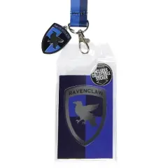Harry Potter Ravenclaw Lanyard Multicolor 25" w/ Charm and Detachable ID Holder