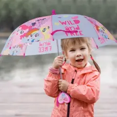 My Little Pony Girl's Umbrella, Little Girls Ages 3-7