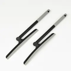 Trio Home 2 Pack Rotating Squeegee Set, Soft Comfort Handle, Adjustable, Squeegee for Windows, Shower Doors, Car Windshield, Mirrors