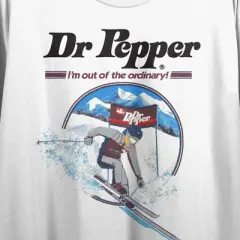 Dr. Pepper I'm Out of the Ordinary Women's White Graphic Crop Tee