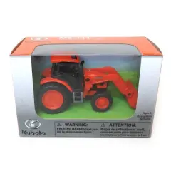 New Ray Plastic Kubota M5-111 Tractor Loader Pull Back Action AS-33297 77700-06303 SS-33193
