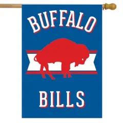 Briarwood Lane Retro Buffalo Bills House Flag NFL Licensed Double-Sided 28"x40"
