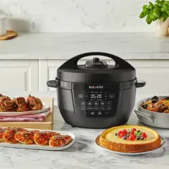 Instant Pot RIO WIDE 7.5qt 7-in-1 Electric Pressure Cooker & Multi-Cooker: 1200W, Dishwasher-Safe Parts