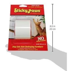 Sticky Paws on a Roll Stop Cats Destroying Furniture Anti Scratch Training