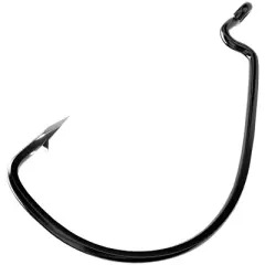 Eagle Claw Trokar EWG XL Surgically Sharpened Fishing Worm Hook - Black Chrome