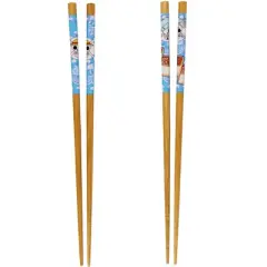 One Piece Brook Designs Set Of 2 Bamboo Chopsitcks 8.85 Inches Long Gift Set