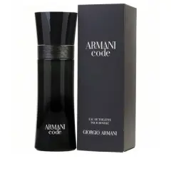 Armani Code By Giorgio Armani Men Tonka Bean, Tobacco, Leather, Star Anise, Olive Blossom Edt Spray 2.5 Oz