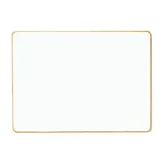 Dowling Magnets&reg; Double-sided Magnetic Dry-Erase Board, Blank, Pack of 6