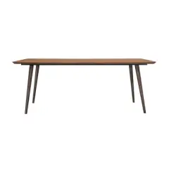 Coco Dining Table Rustic Oak/Brown - Armen Living