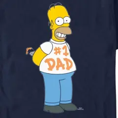 Men's The Simpsons #1 Dad Homer T-Shirt