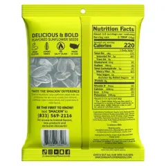 SMACKIN' Garlic Parmesan Sunflower Seeds - 4oz