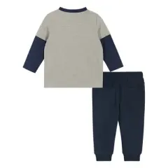 Andy & Evan  Infant  Boys Camping Long Sleeve Two-Fer Tee Set