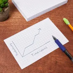 Stockroom Plus 300 Pack Grid Index Cards for Classroom Supplies (4 x 6 In)