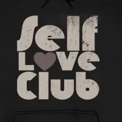 Self Love Club Long Sleeve Black Adult Sweatshirt