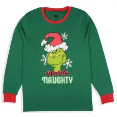 Dr. Seuss How the Grinch Stole Christmas Lights Matching Family Pajama Set