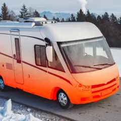 VEVOR Diesel Air Heater 12V 2KW LCD Display Remote Control for Car Bus RV, Orange