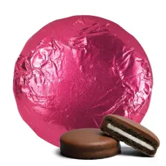12 Pcs Breast Cancer Awareness Candy Chocolate Covered Oreos Cookies Favor Packs