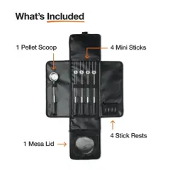 Solo Stove 10 pc Mesa XL Tabletop Firepit Tool Kit Stainless Steel Finish