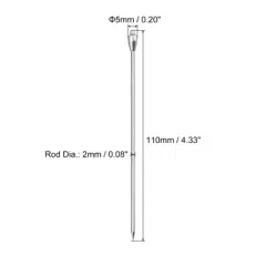 Unique Bargains Stainless Steel Durable Rust Resistant Reusable Cocktail Picks