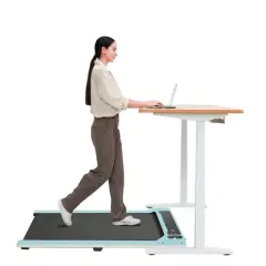 NAYSAYE Treadmill with Compact Design Supports 242lbs Capacity for Home Office Fitness, Blue, 49.2"*20.47"*4.92"