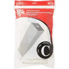 Dirt Devil Type C Deluxe Vacuum Bags (10-Pack), 3700148001