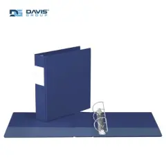 Davis Group 6pk 2" Premium Economy Round Ring Binders Royal Blue: 2 Inch D-Ring, Hard Cover, 475 Sheet Capacity, 2 Pockets