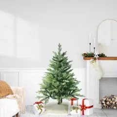 Northlight Real Touch&trade;️ Mixed Eden Pine Artificial Christmas Tree - Unlit - 4'