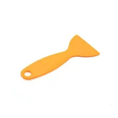 Unique Bargains Snow Removal Mini Car Auto Window Film Scraper Orange 1 Pc