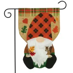Briarwood Lane Fall Garden Flag 12x18 For Outdoor Fall Gnome Burlap For Fall Garden Flag Flags For Outside