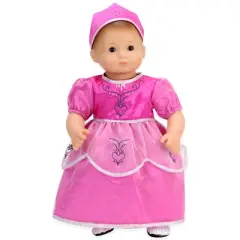 Sophia's - 15" Doll - Princess Dress & Crown - Hot Pink