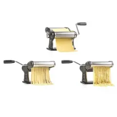 PL8 Professional Pasta Machine: Stainless Steel Manual Pasta Maker, Roller for Linguine, Fettuccine, Lasagna Noodles
