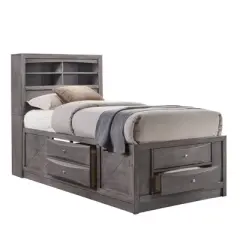 Madison Storage Bed Gray - Picket House Furnishings