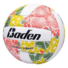Baden Size 2 Floral Volleyball - Pink/Yellow/Green