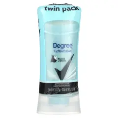 Degree UltraClear, Black + White, Antiperspirant Deodorant, 2 Pack, 2.6 oz (74 g) Each