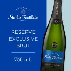 Champagne Nicolas Feuillatte R&eacute;serve Exclusive Brut - 750ml Bottle