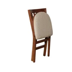 Set of 2 School House Folding Chair Cherry - Stakmore