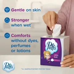Puffs Ultra Soft Facial Tissue