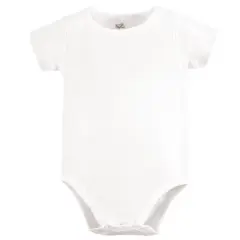 Touched by Nature Organic Cotton Bodysuits 5pk, White
