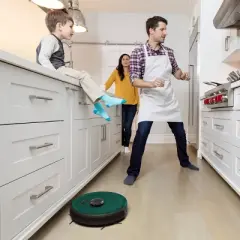 bObsweep PetHair SLAM Wi-Fi Robot Vacuum Cleaner and Mop - Jade