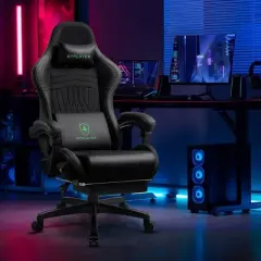 GTPLAYER ACE-Pro Gaming Chair with Speakers, Video Game Chair with Footrest
